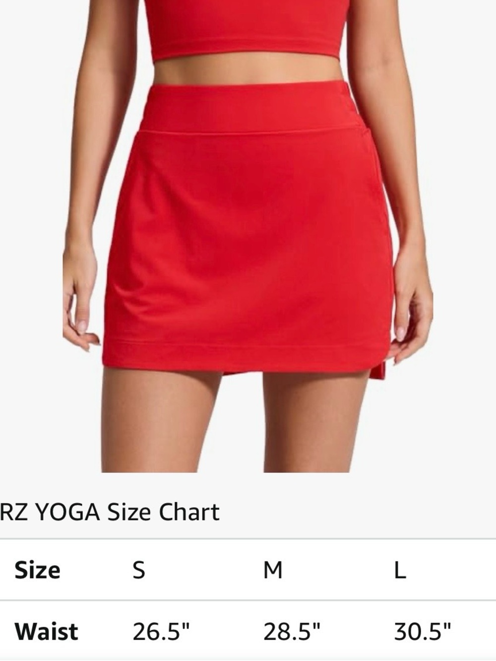 CRZ yoga golf/ active skirt medium 8-10 NWT